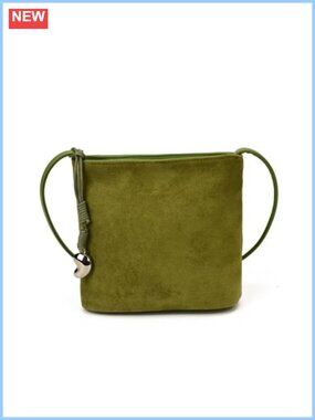 Mini Suede Bucket Bag Slouchy Shoulder Crossbody Hobo Handbag
